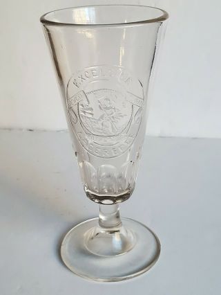 Pre Pro Excelisor Brewing Company Lager Beer Glass St Louis Missouri