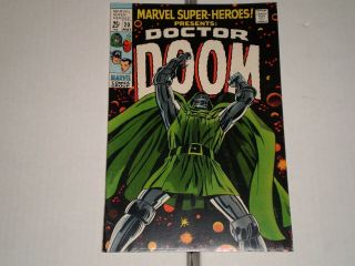 Marvel - Heroes 20 1969 Vf - Doctor Doom Captain America Marvel Comics