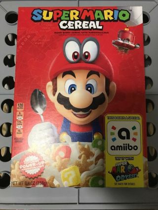 Mario Odyssey Cereal Limited Edition Kellog 