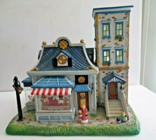 Partylite Old World Village Toy Shoppe 6 Tea Light House Train Village