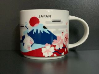 Starbucks Mug 1st Yah Series Japan Limited Mt Fuji 14oz