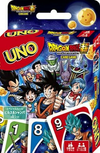 Uno Card Game Trump Dragon Ball Anime Japan Import