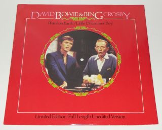 David Bowie Peace On Earth 12 " Single Ltd Edition Vinyl Vg,  Ex 1982 Bowt 12