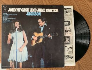 Johnny Cash And June Carter Jackson Vinyl Record -