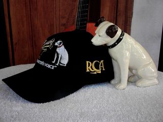 Nipper Dog Victor " His Masters Voice " Nipper Dog Rca Victor Hat
