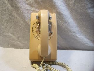 Vintage Rotary Wall Phone Bell System Western Electric 554 Bmp