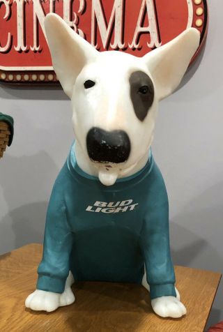 Vintage Bud Light Spuds Mackenzie Dog Promotional Display