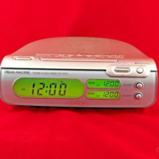 Vintage Sony Icf - C273 Dream Machine Am/fm Clock Radio - Like