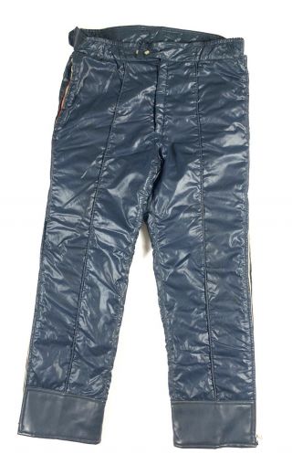 Vintage 70s Obermeyer Ski Pants Full Side Zip Striped Men’s Sz M