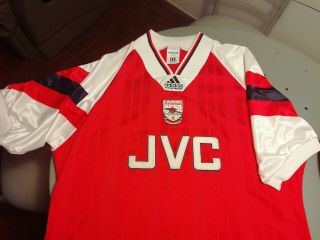 Vintage Arsenal FC 1992/93 Home Shirt 38/40 