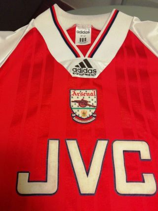 Vintage Arsenal FC 1992/93 Home Shirt 38/40 
