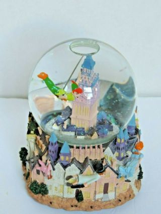 Disney Peter Pan 50 Years Of Adventure Musical Water Snow Globe Hallmark