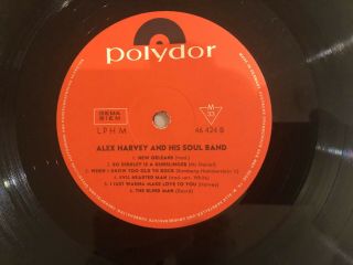 Alex Harvey And His Soul Band - Polydor Germany 46 424 Hi - Fi.  1964 3