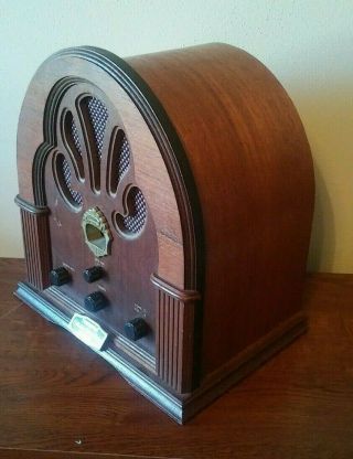 Thomas Collector ' s Edition AM/FM Radio Model BD 109 Wood Case 3