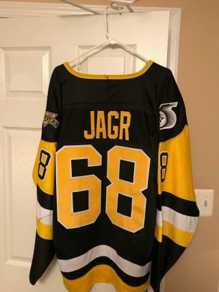 Mens Ccm Vintage Hockey Pittsburgh Penguins Jaromir Jagr Jersey Size Large