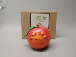 Enesco Home Grown Figurine W/ Box Produce Pals Just Peachy Peach