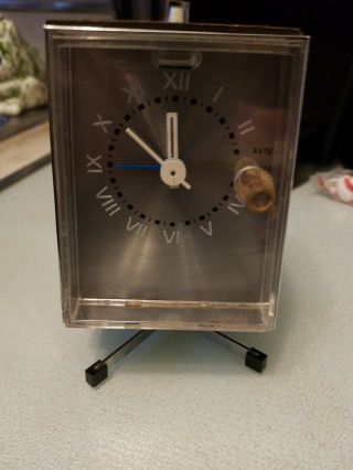 Vintage Zenith Aristocrat Model Y - 280 - A Transistor Clock Radio Mid Century Mod.