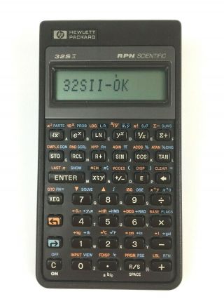 Hp 32sii Hewlett Packard Rpn Vintage Scientific Calculator