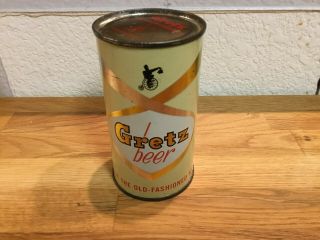 Gretz Beer (74 - 39) Empty Flat Top Beer Can By Gretz,  Philadelphia,  Pa