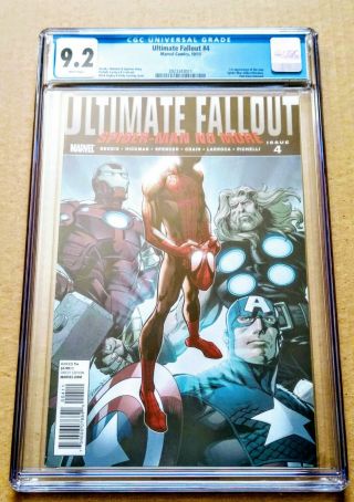 Ultimate Fallout 4 Cgc 9.  2 Nm - 1st Appearance Of Miles Morales Spider - Man