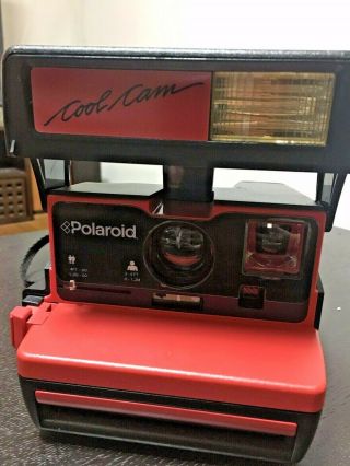 Vintage Polaroid Cool Cam Instant Film Camera And