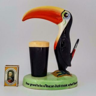 Large 9 Inch Carlton Ware Guinness Toucan Advertising Figurine - Model Ga/2151