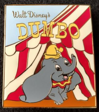Circus Tent Dumbo On His Book Cover Disney Pin Le500