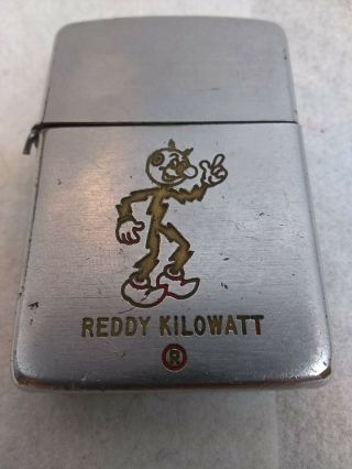 Vintage Zippo Lighter Reddy Kilowatt Pat 251719.