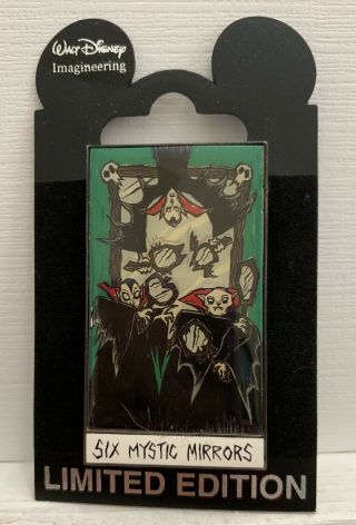 Disney Wdi Haunted Mansion Tarot Card Vampires Six Mystic Mirrors Le200 Pin