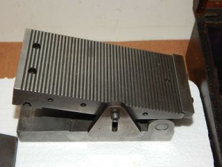 Vintage Sheffield 3 " X 5 " Hinged Axis Sine Plate Block Angle Milling,  Grinding