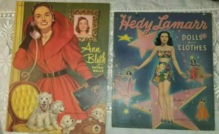 Uncut Vintage Hedy Lamarr,  A.  Sothern,  June Allyson And A.  Blyth - Total 4