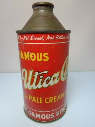 Utica Club Pale Cream Ale Irtp Cone Top Beer Can 188 - 3 York