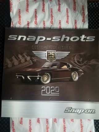 2020 Snap - On Tools " Snapshots " Calendar (25th Edition)