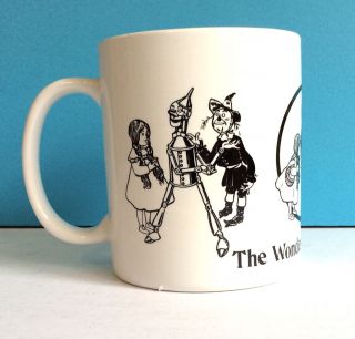 WONDERFUL WIZARD OF OZ Coffee Tea Cup Mug,  Denslow Illustration Baum Book 2