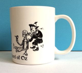 WONDERFUL WIZARD OF OZ Coffee Tea Cup Mug,  Denslow Illustration Baum Book 3