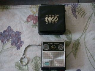 Vintage Ross Portable Am Transistor Radio Good