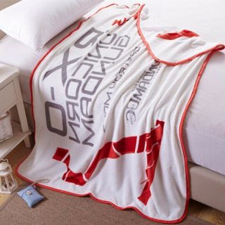 Anime Gundam Uc Soft Warm Fleece Plush Throw Blanket Otaku Bedding 120x160cm