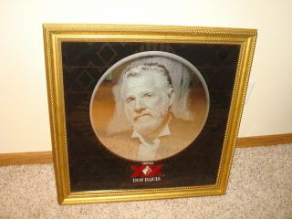 Authentic Dos Equis Beer The Most Interesting Man 3d Hologram Mirror Sign