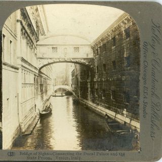 Italy,  Venice,  Bridge Of Sighs,  Ducal Palace & State Prison - Kelley & Chadwick 33