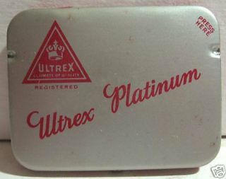 Ultrex Platinum Old Full Condom Tin Dean Rubber K C Mo
