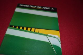 John Deere Long Green Line Buyers Guide 1988 Dealers Brochure Yabe3
