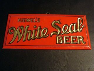 Circa 1930s Kiewel White Seal Beer Toc,  Minnesota