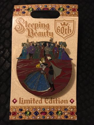 Disney Sleeping Beauty 60th Anniversary Le 4000 Pin - Aurora And Prince Phillip