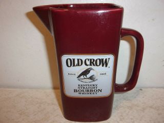 Old Crow Kentucky Straight Bourbon Whiskey Pitcher - Maroon - 1/500