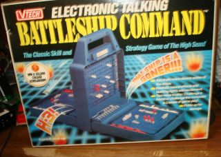 Vtg Vtech Battleship Command Game Talking Sound Effects Complete