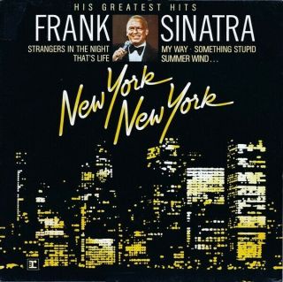 Frank Sinatra York York Grt Hits 1983 1st Edition Vinyl Lp