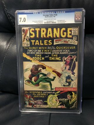 Marvel Comics Strange Tales 128 Cgc 7.  0 Stan Lee Jack Kirby