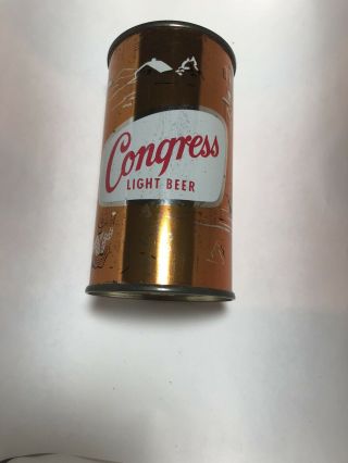 Congresslightbeer,  12oz Flat Top.  Haberle Congress Brew Co. ,  Syracuse,  Ny