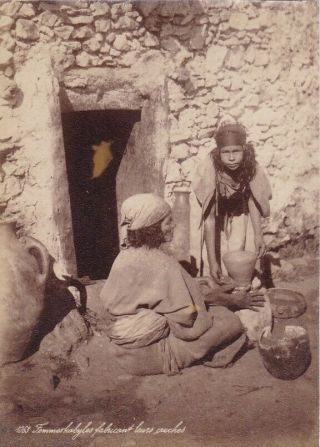 Albumen Photo Middle East Algeria Ethnographic Study