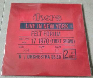 The Doors - Live In York - 2lp Vinyl - Gatefold Sleeve - Unplayed -